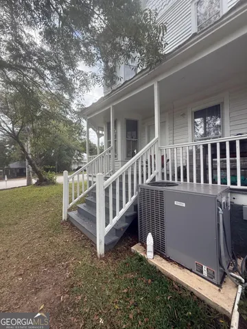 a backyard of a house