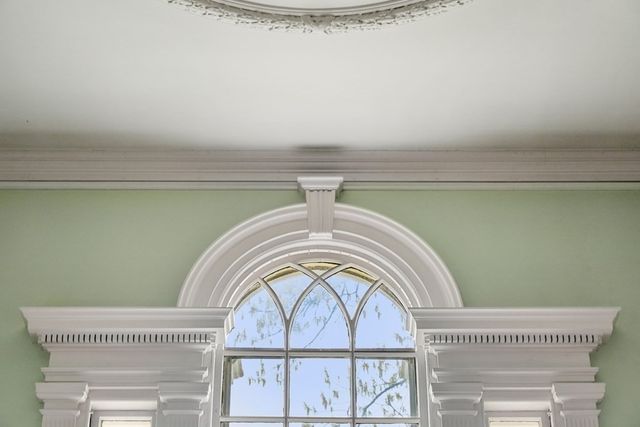 a close view of a fireplace