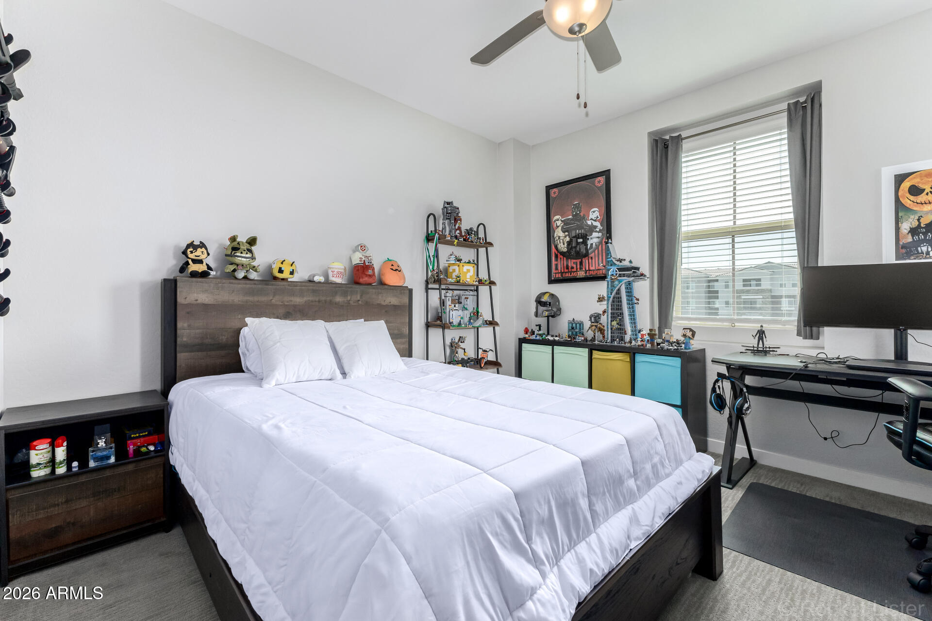 3494 East Spring Wheat Lane Gilbert, AZ 85296 - Photo 22 of 39 a bedroom with a bed and a desk