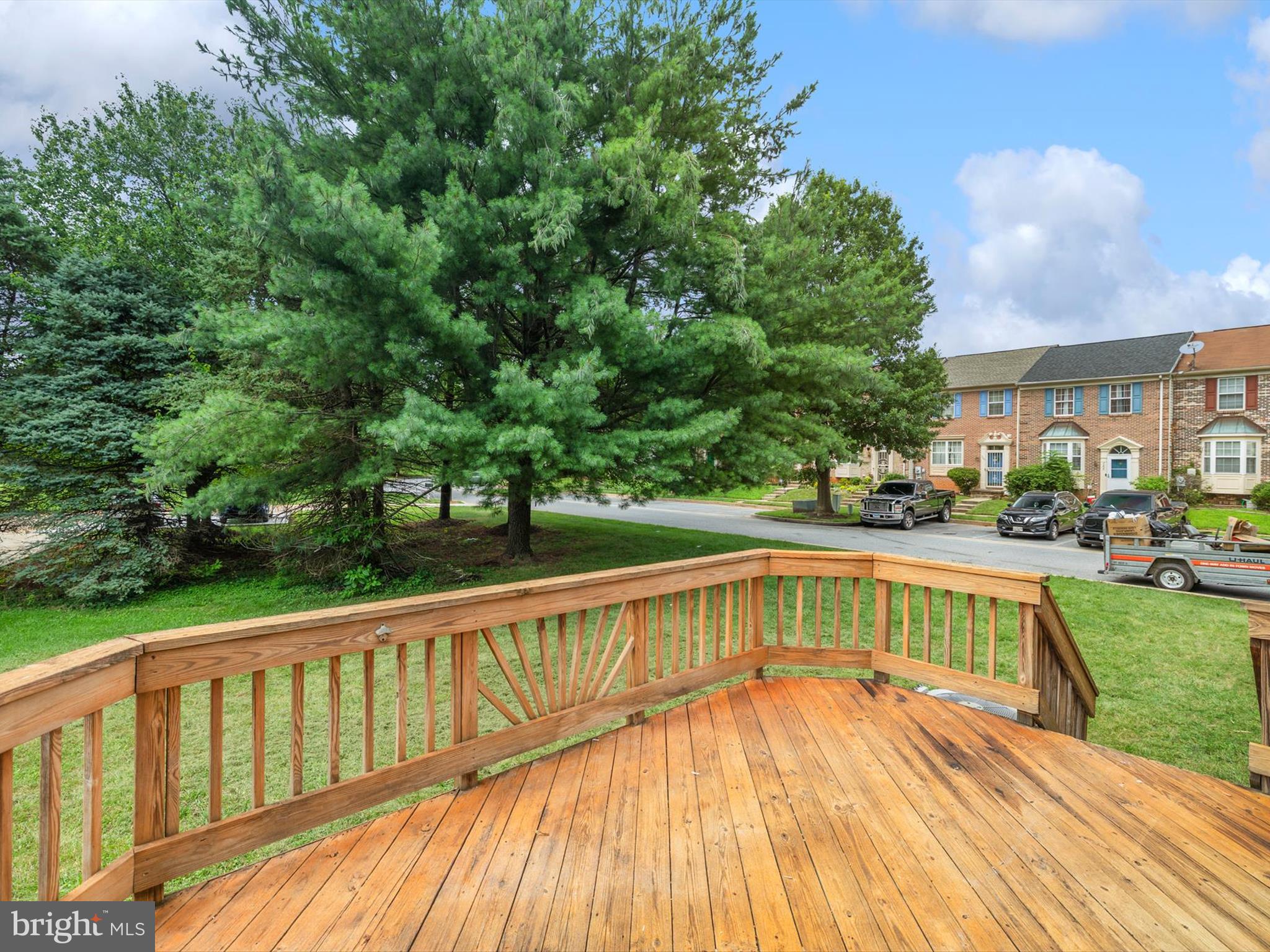 4226 Red Haven Road Baltimore, MD 21208 - Photo 31 of 32 a view of a wooden deck with a yard