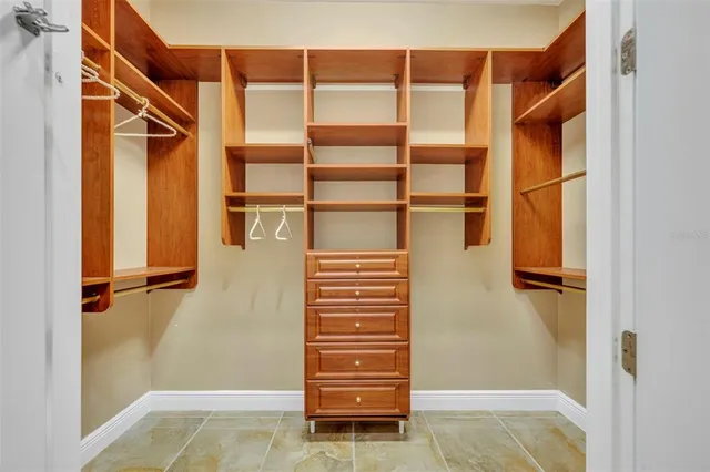 a view of walk in closet