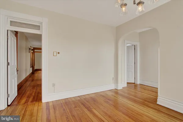 wooden floor in a gallery