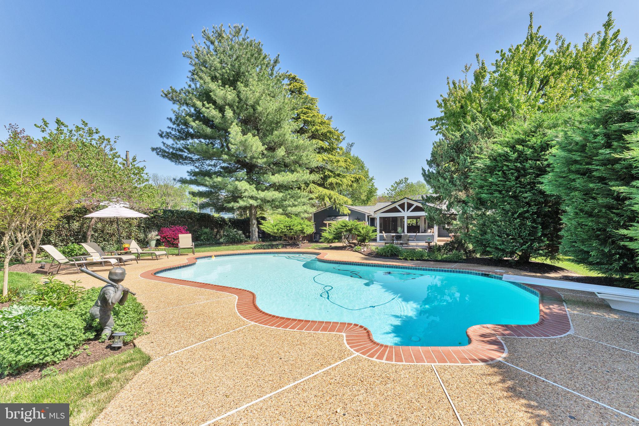 501 Ridge Road Southwest Vienna, VA 22180 - Photo 21 of 54 a view of swimming pool with a yard