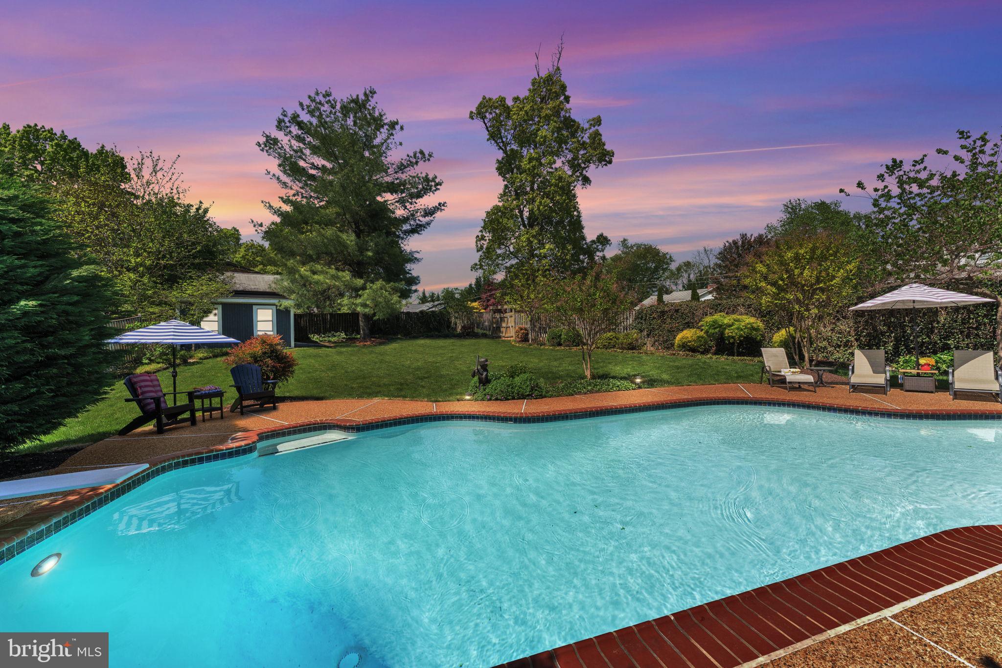 501 Ridge Road Southwest Vienna, VA 22180 - Photo 53 of 54 a view of a swimming pool with a patio