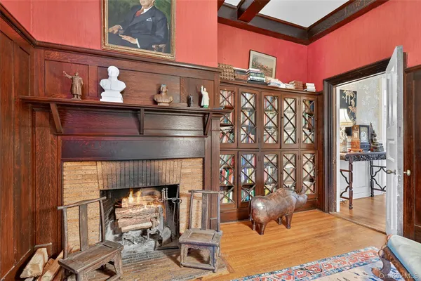 a front view of a building with entryway