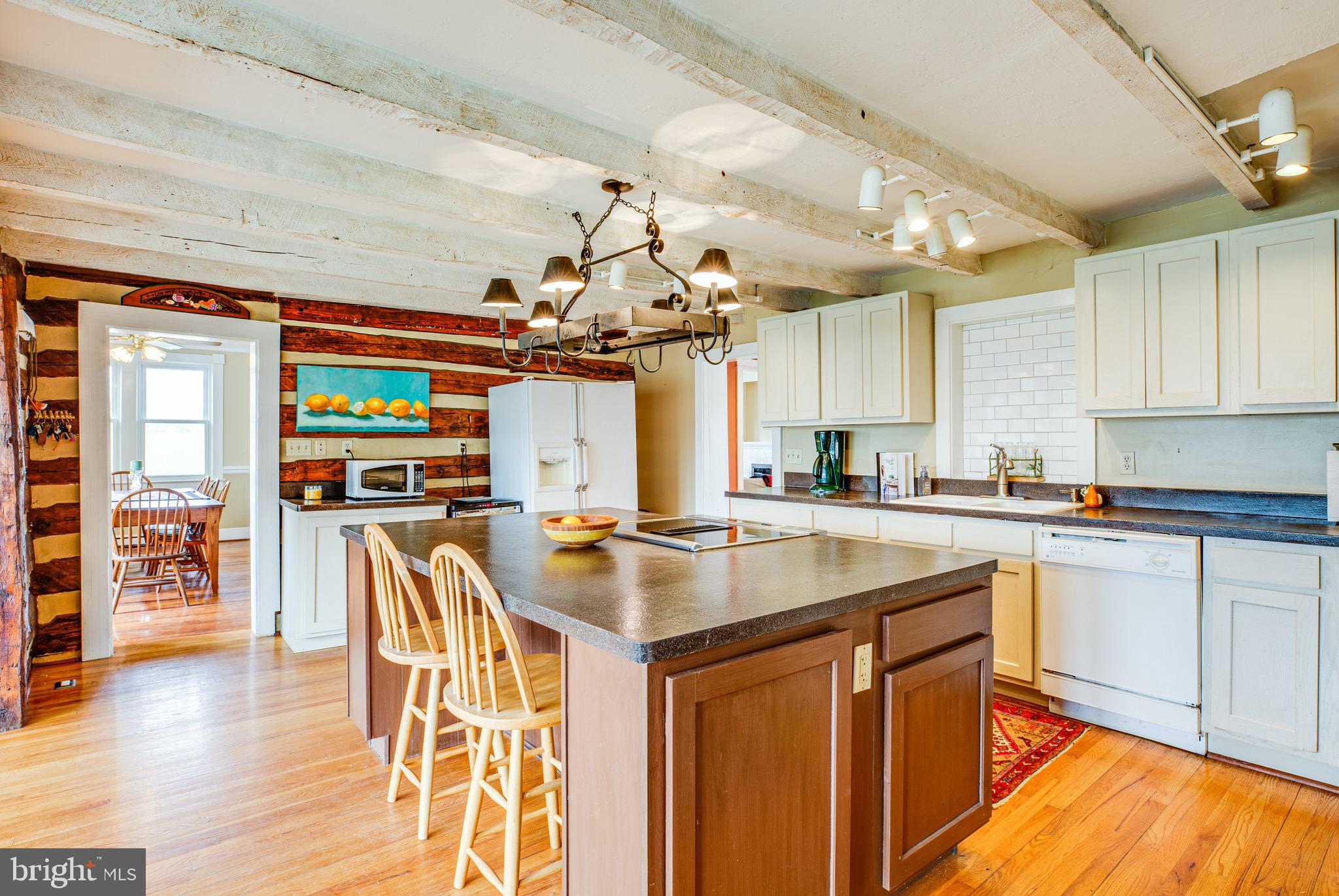 504 Poplar Road Fredericksburg, VA 22406 - Photo 14 of 61 Original logs add charm and character