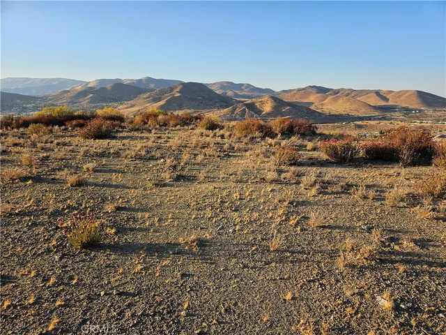 a view of a mountain in the distance
