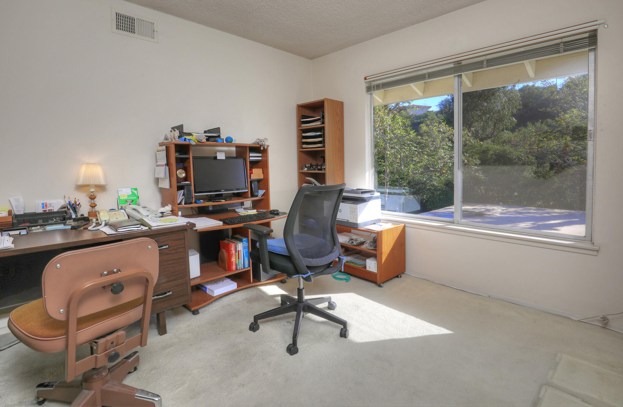 2805 Miradero Drive, Unit C Santa Barbara, CA 93105 - Photo 12 of 23 a workspace with furniture and a window
