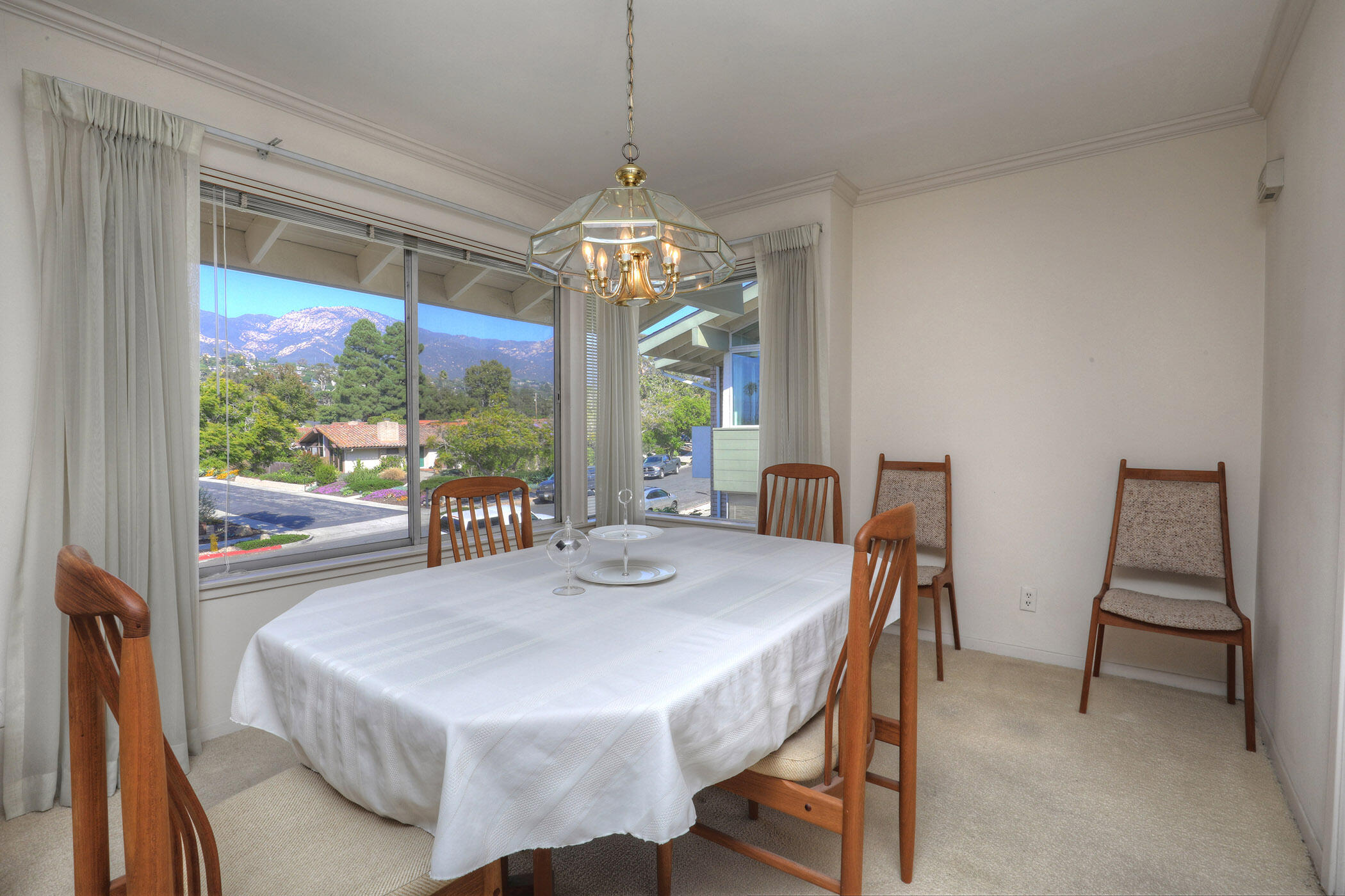 2805 Miradero Drive, Unit C Santa Barbara, CA 93105 - Photo 6 of 23 a view of a dining room with furniture window and outside view