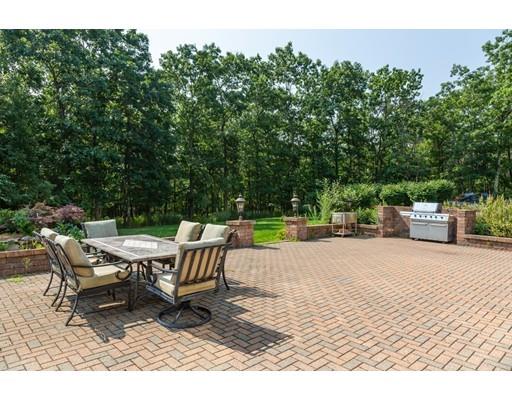 11 Bramble Lane Sharon, MA 02067 - Photo 28 of 30 a swimming pool with outdoor seating and yard