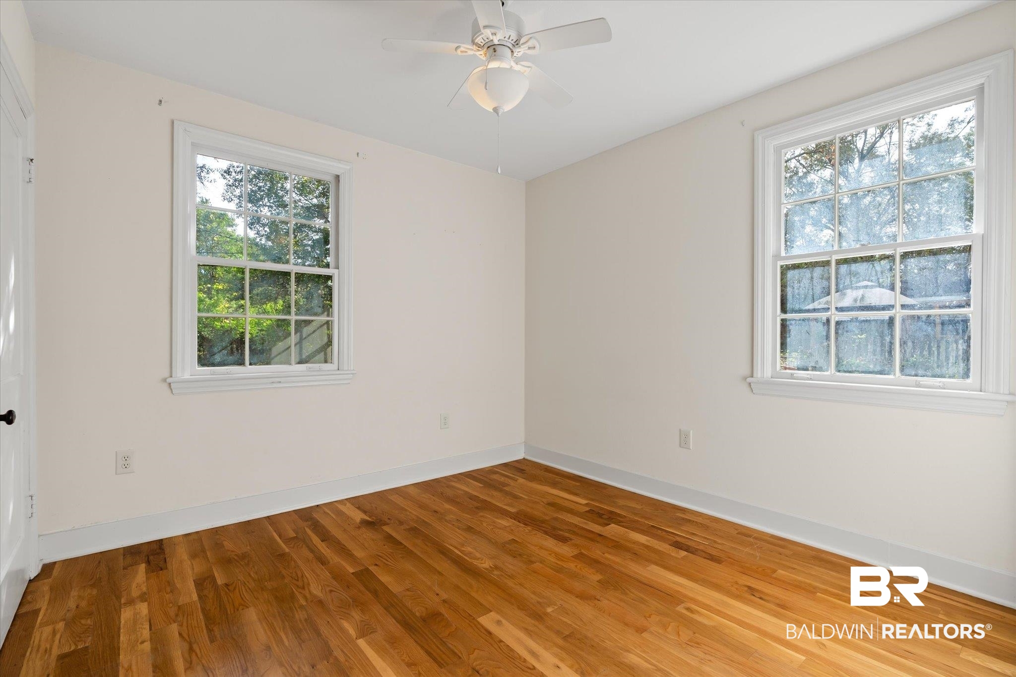 5113 Norton Lane Mobile, AL 36608 - Photo 14 of 20 Spare room with ceiling fan and light wood-type flooring