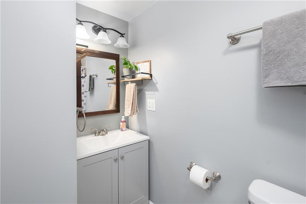 110 Avon Drive Butler, PA 16001 - Photo 16 of 35 a bathroom with a sink vanity and mirror