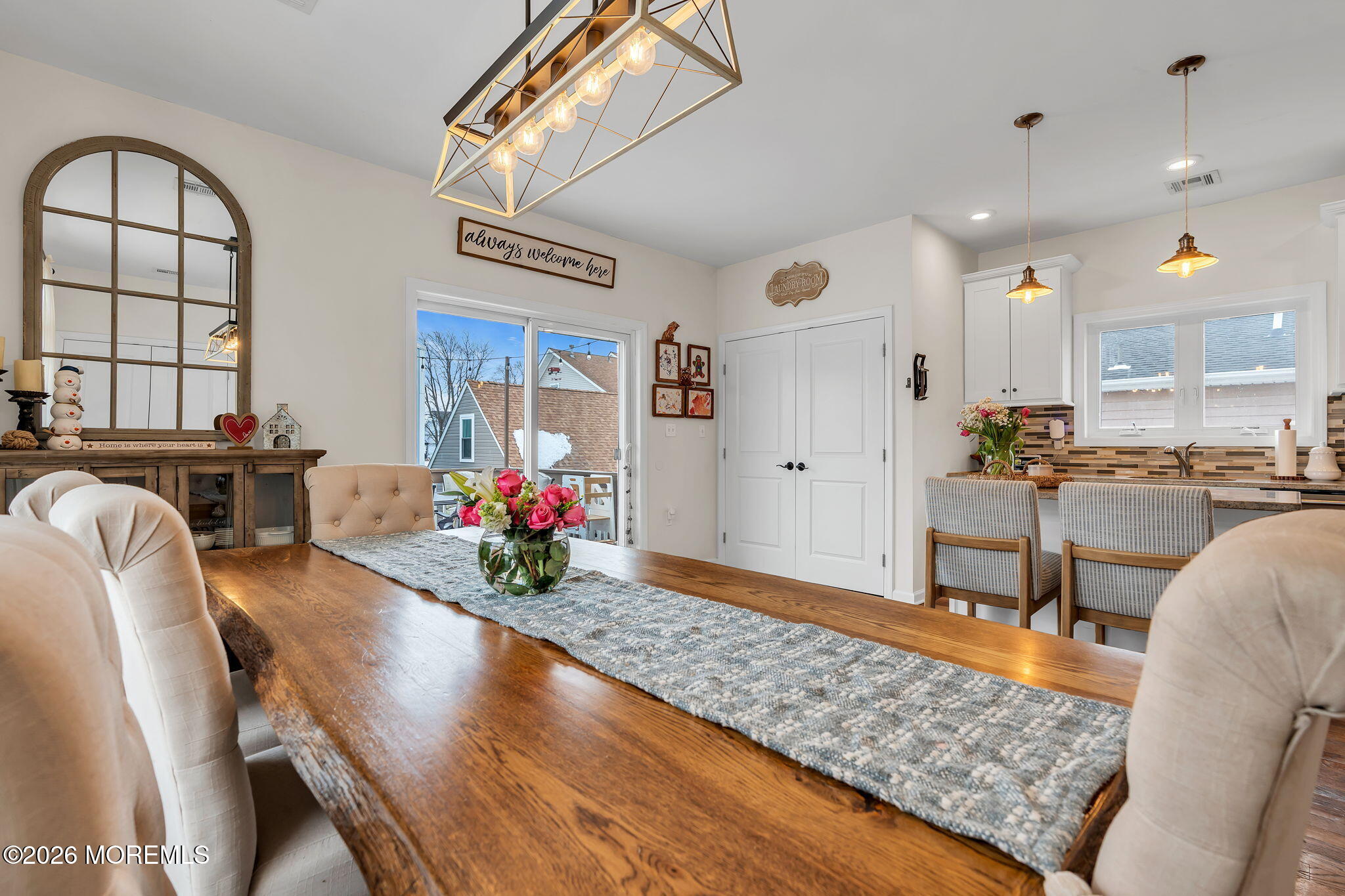 1202 High Avenue Union Beach, NJ 07735 - Photo 17 of 44 a living room with furniture and a dining table
