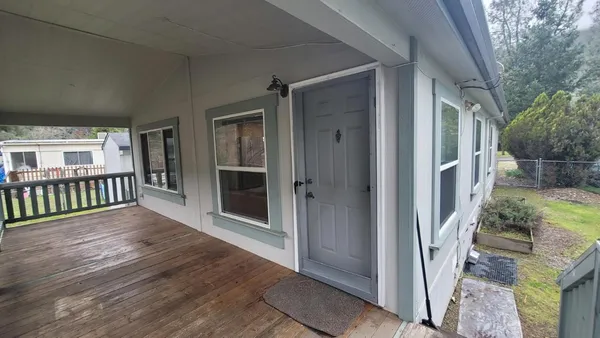 a view of entryway with wooden wall