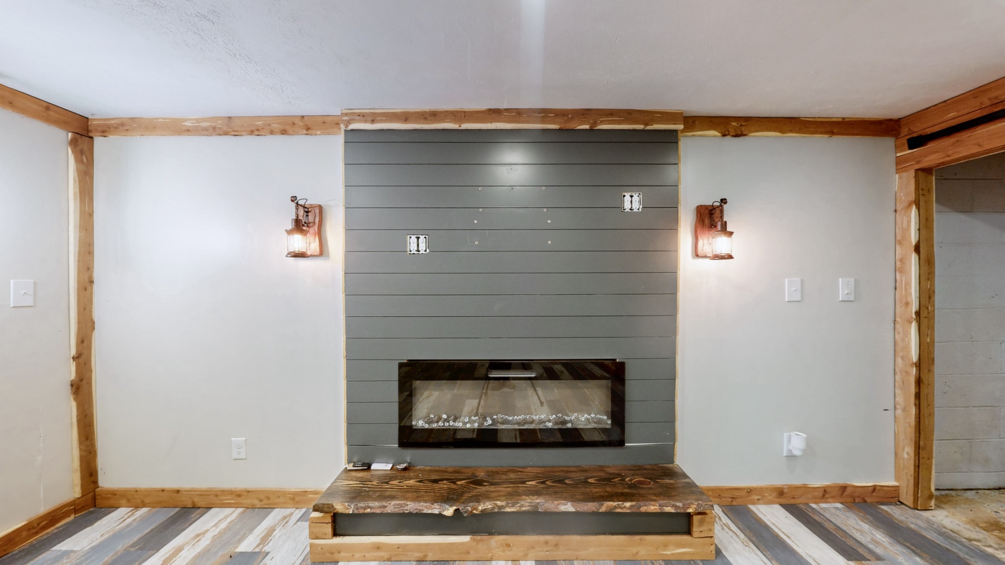 75 Vantrease Road Brush Creek, TN 38547 - Photo 20 of 34 a living room with a fireplace