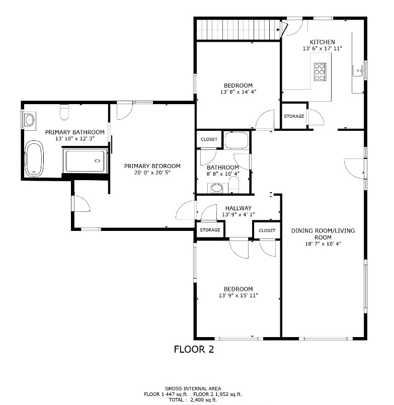 75 Vantrease Road Brush Creek, TN 38547 - Photo 33 of 34 a picture of a floor plan