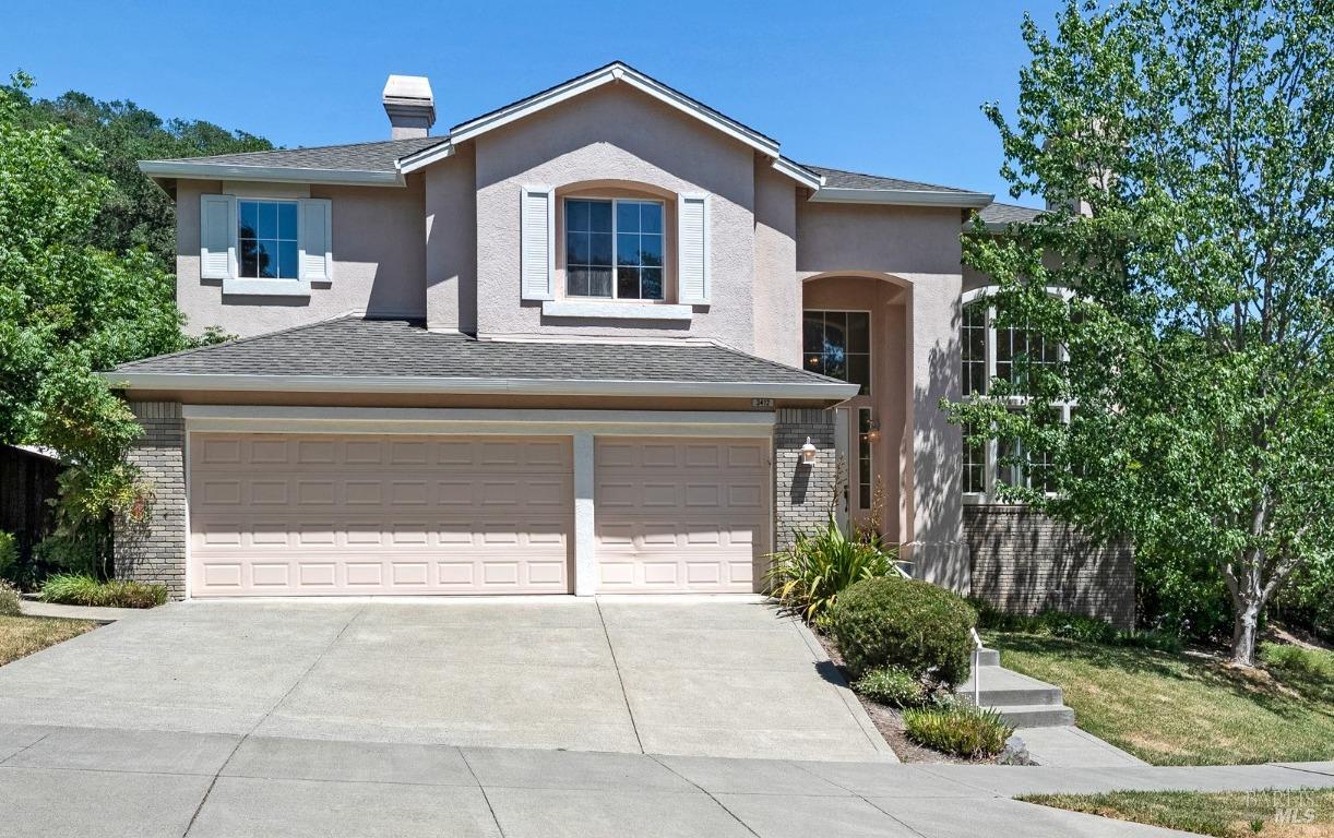 3412 Baldwin Way Santa Rosa, CA 95403 - Photo 1 of 1 a front view of a house with garden