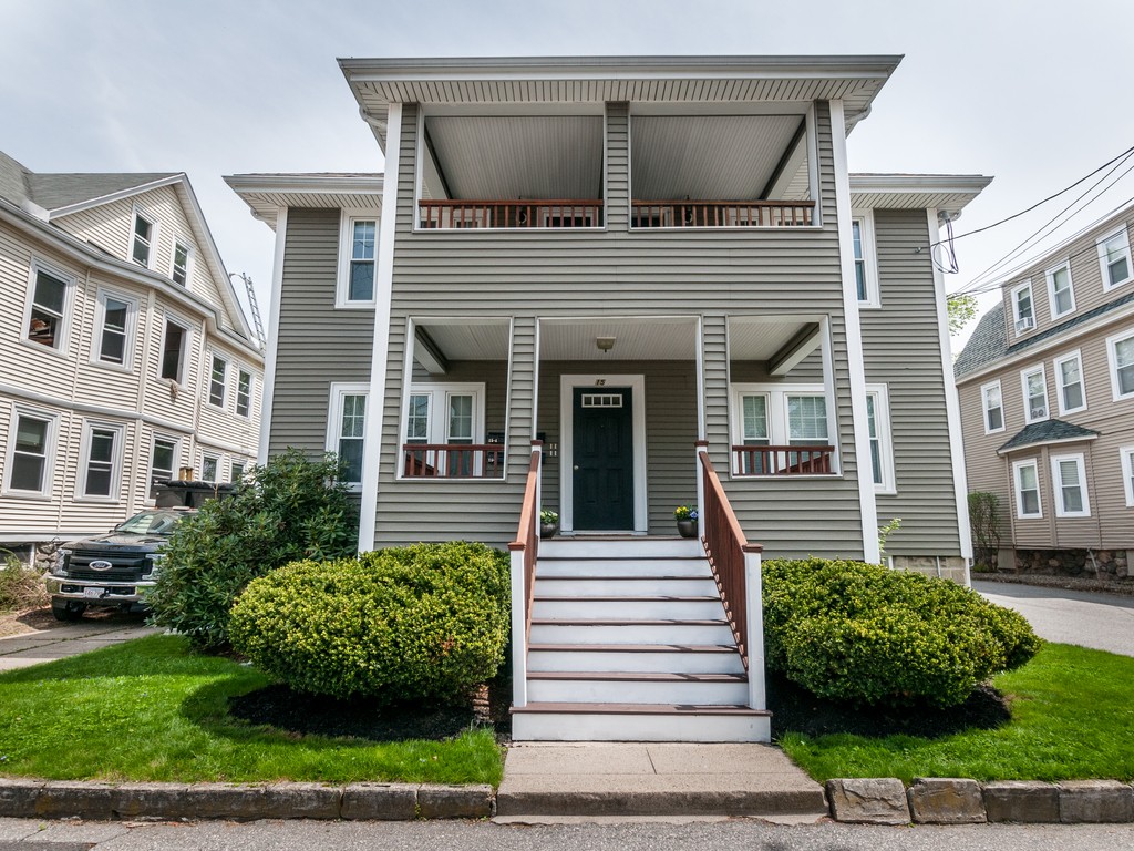 15 Banks Street, Unit 4 Waltham, MA 02451 - Photo 1 of 19 a front view of a house with a garden