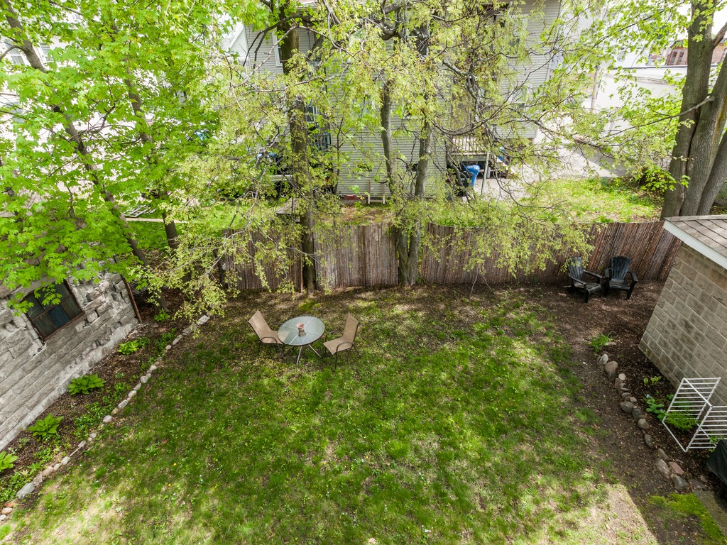 15 Banks Street, Unit 4 Waltham, MA 02451 - Photo 5 of 19 a view of a yard with plants and large trees