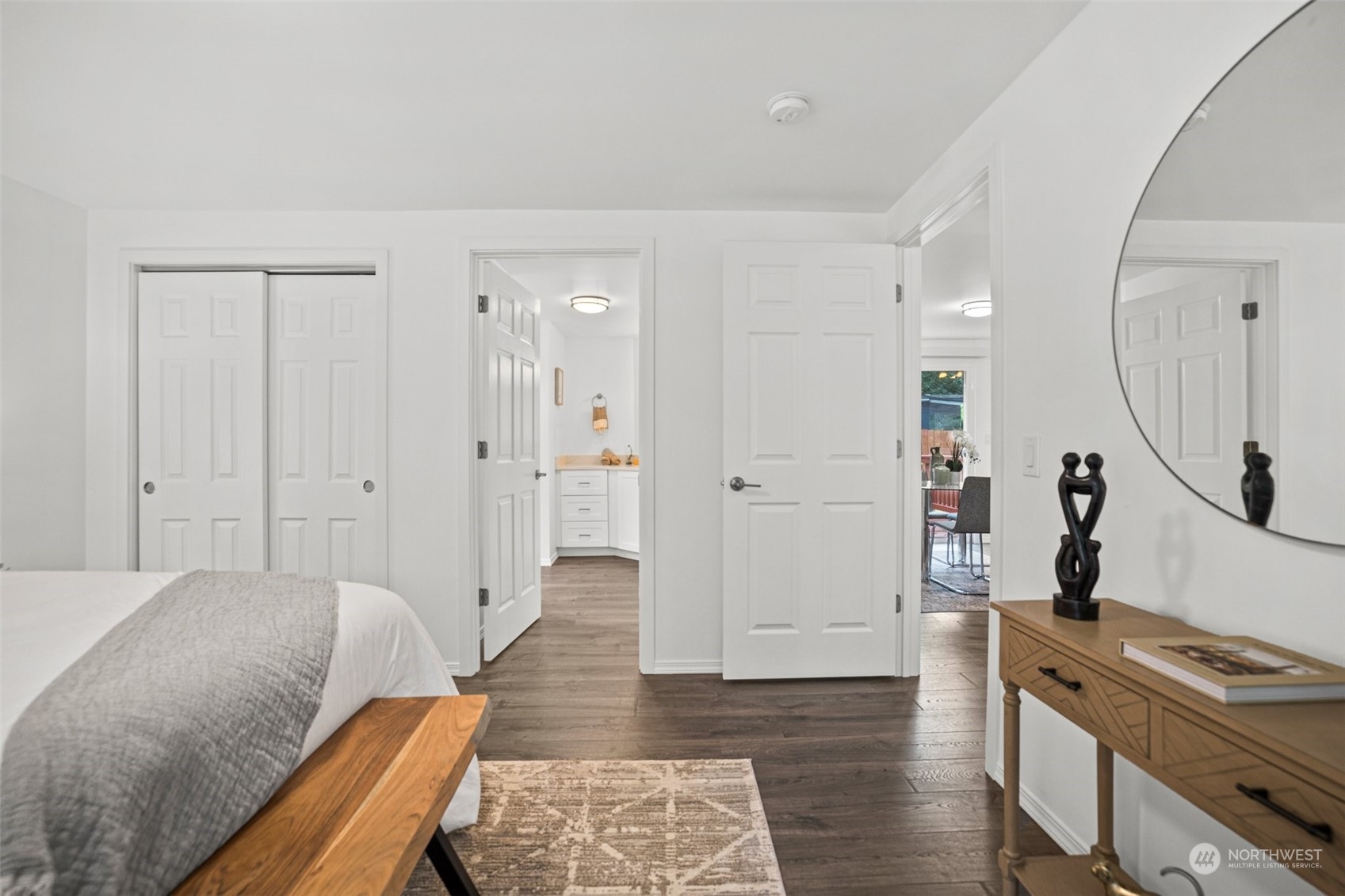 12031 2nd Drive Southeast Everett, WA 98208 - Photo 16 of 27 a room with a bed and a view of bathroom