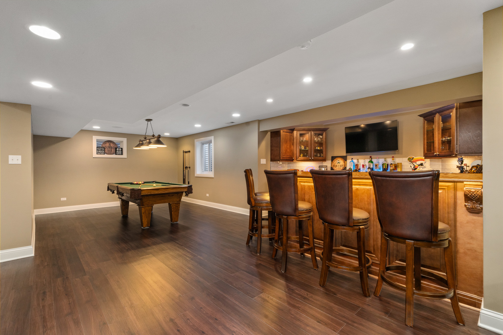 17621 Harper Road Tinley Park, IL 60487 - Photo 36 of 67 a view of a dining room with furniture window and wooden floor