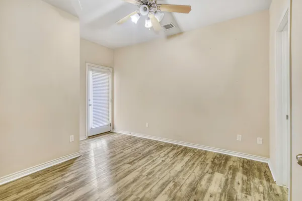 wooden floor in an empty room