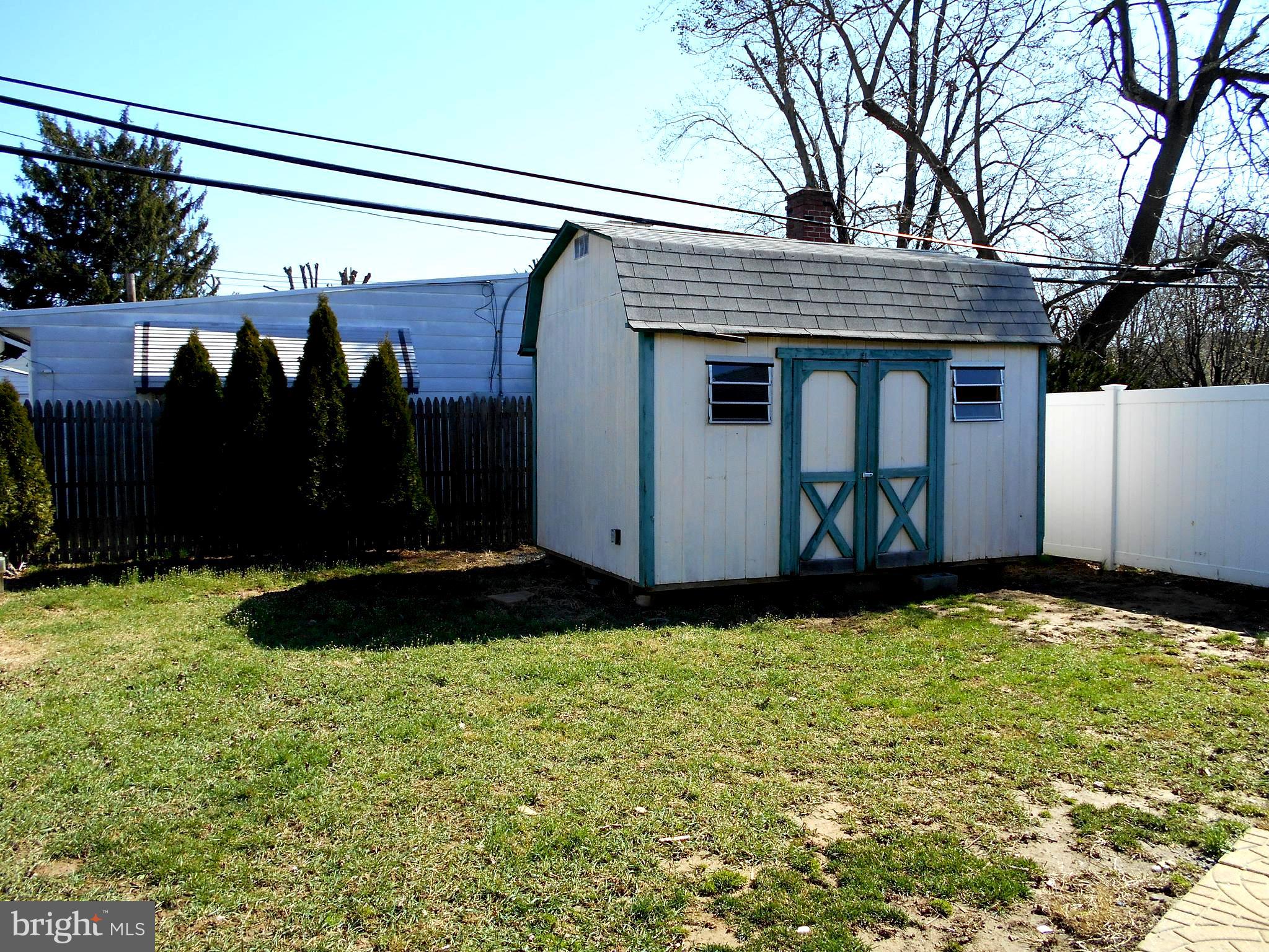 200 Cardiff Road Fairless Hills, PA 19030 - Photo 21 of 21 Rear Yard w/Shed
