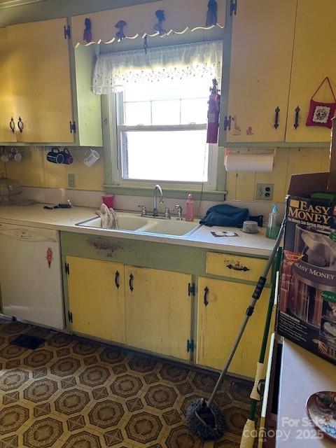 2349 Flint Hill Church Road Shelby, NC 28152 - Photo 7 of 30 a utility room with a sink a window and stainless steel appliances