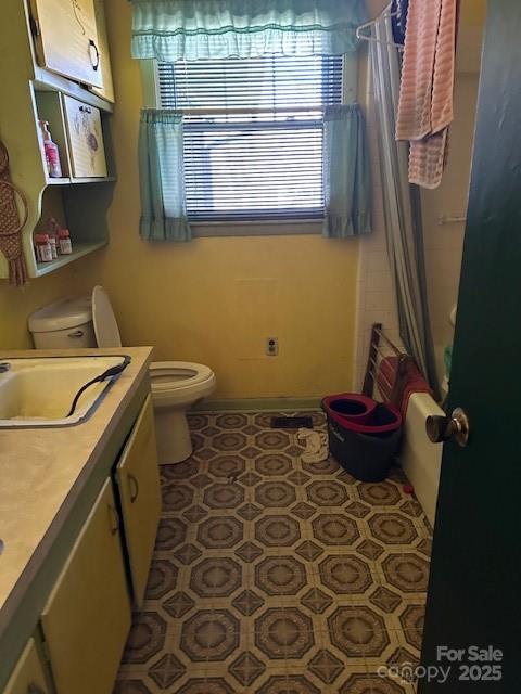 2349 Flint Hill Church Road Shelby, NC 28152 - Photo 10 of 30 a bathroom with a sink and a toilet
