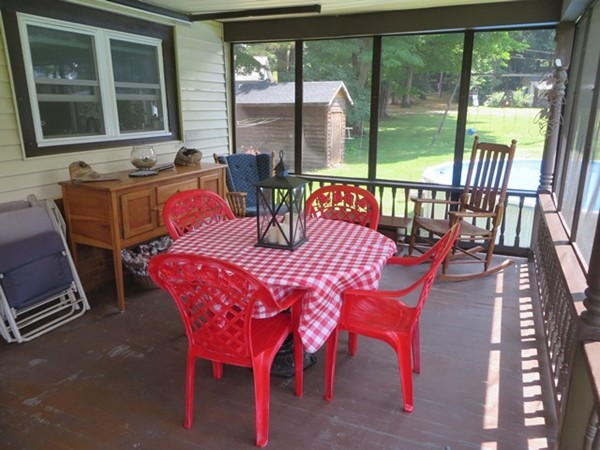 258 Main Road Colrain, MA 01340 - Photo 24 of 29 a view of a dining room with furniture window and outside view