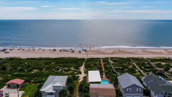 an aerial view of a