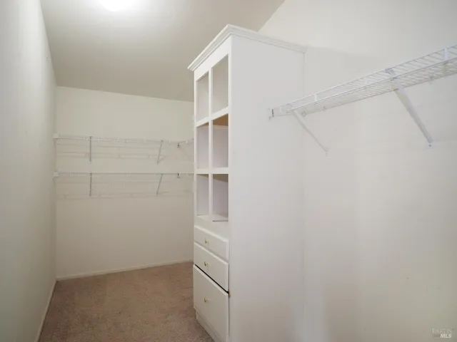 a view of walk in closet