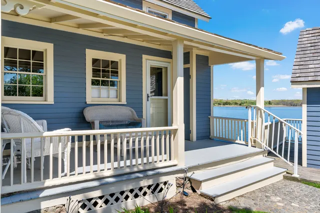 a view of a roof deck