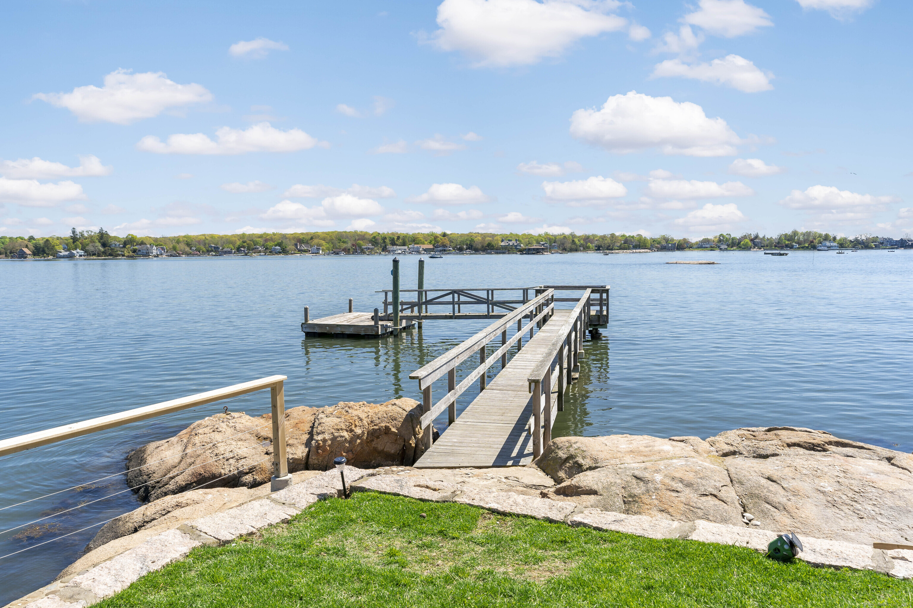 Belden Island Branford, CT 06405 - Photo 7 of 40 a view of a lake with a terrace