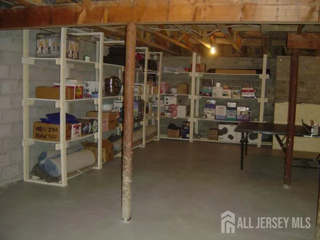 a view of store room with racks