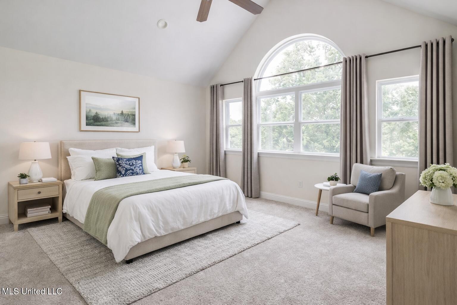 5029 Crescent Ridge Drive Kiln, MS 39556 - Photo 33 of 49 Upstairs Bedroom #1 Virtually Staged
