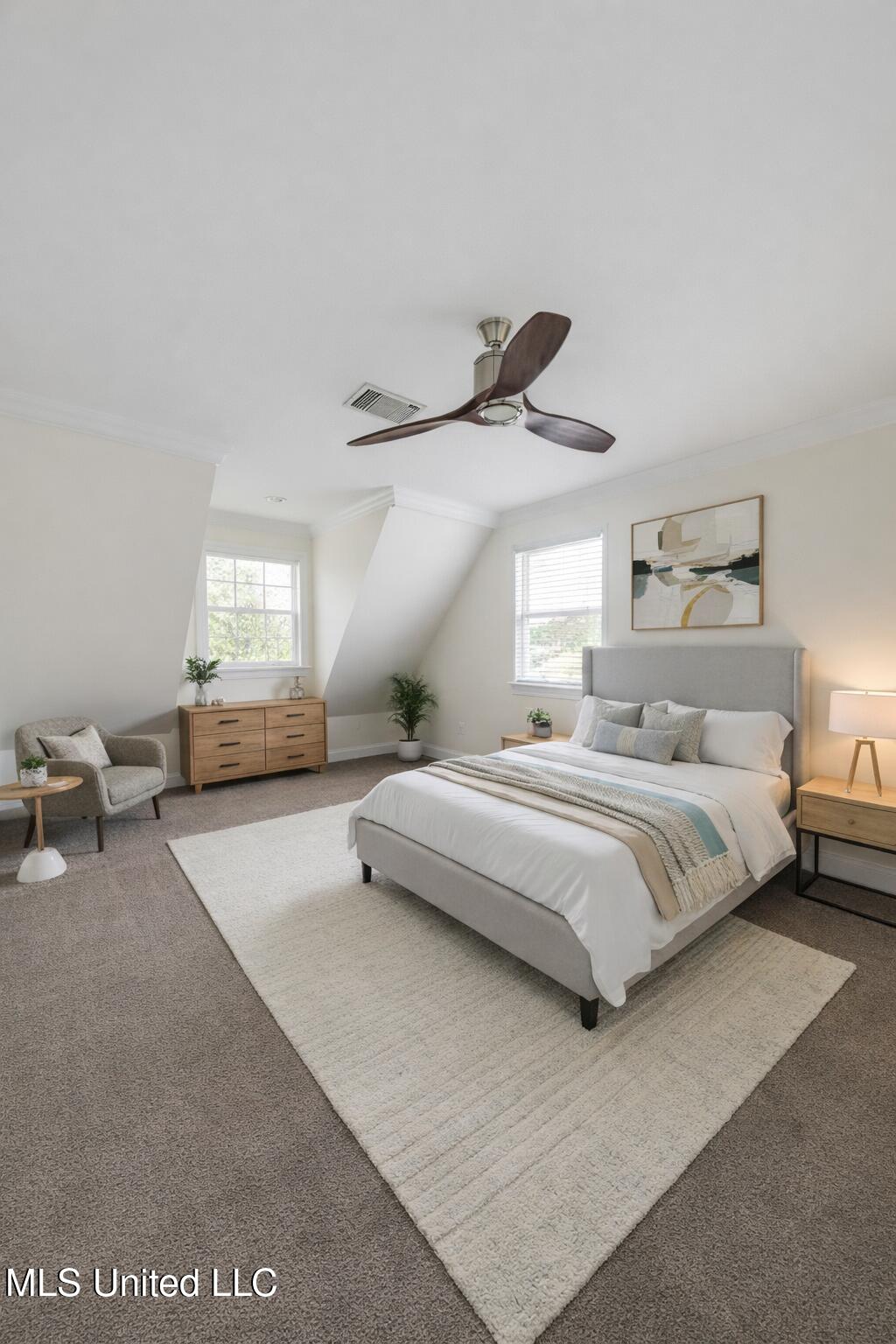 5029 Crescent Ridge Drive Kiln, MS 39556 - Photo 37 of 49 Bedroom #2 upstairs Virtually Staged