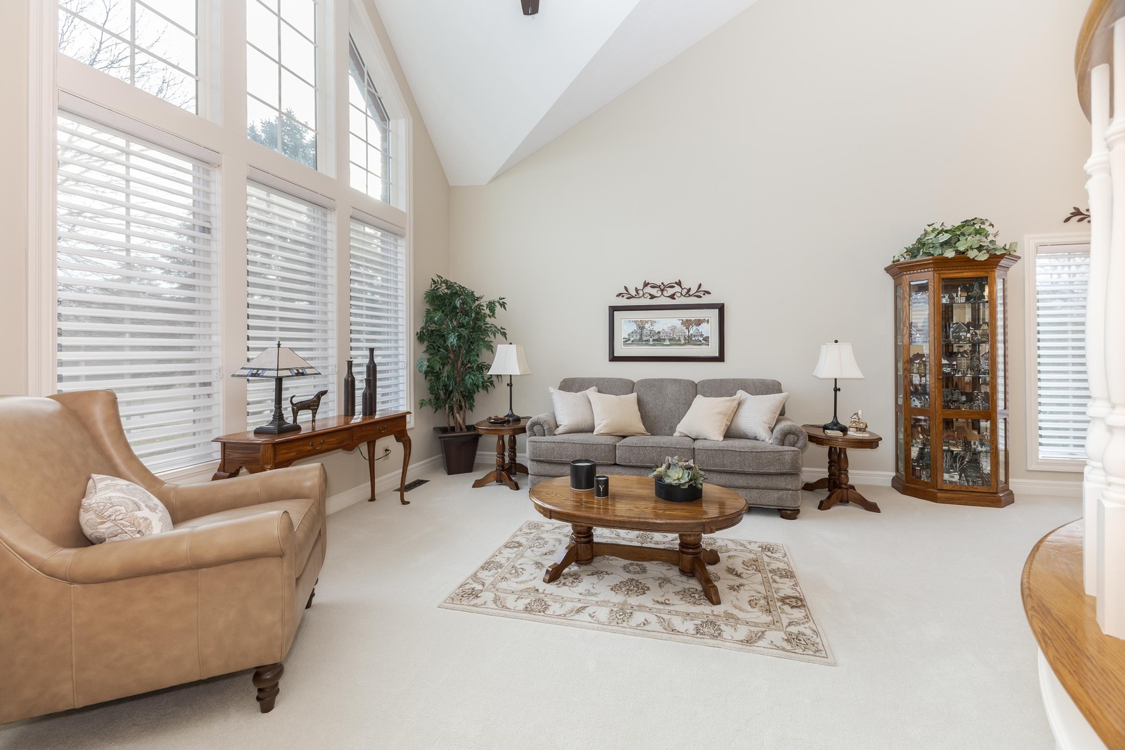 2006 Woodbine Road Bloomington, IL 61704 - Photo 25 of 98 a living room with furniture and a large window
