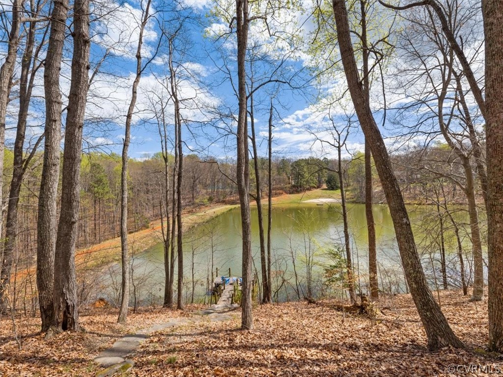 2931 West Brigstock Road Midlothian, VA 23113 - Photo 43 of 46 a view of a lake from a living room