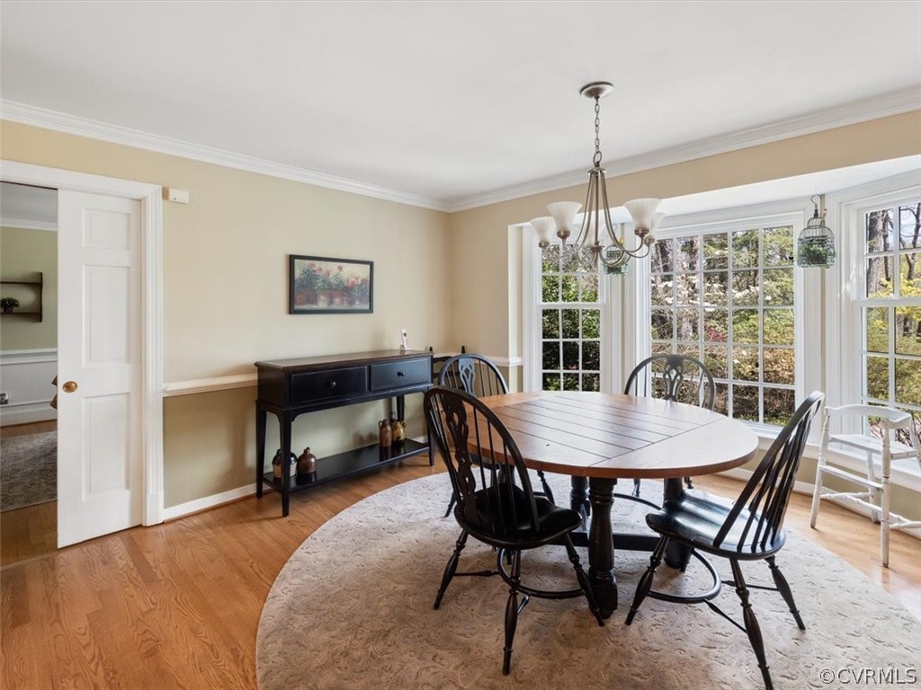 2931 West Brigstock Road Midlothian, VA 23113 - Photo 9 of 46 a view of a dining room with furniture window and outside view