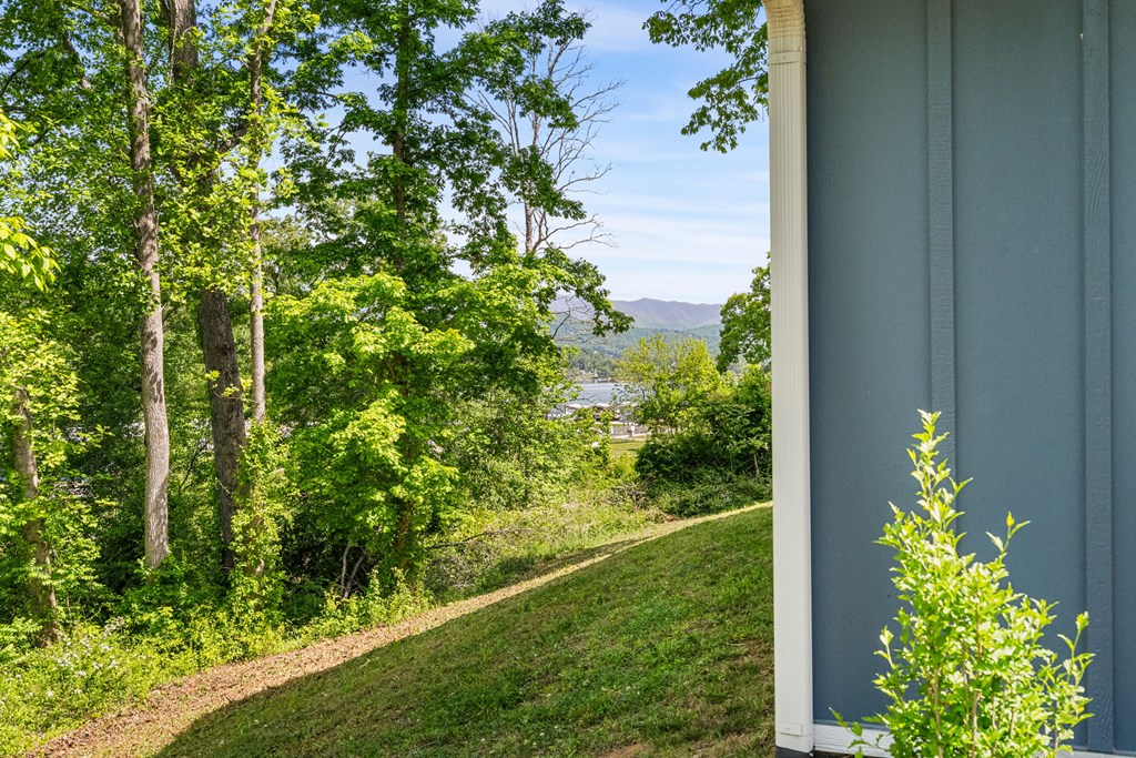 91 Dewey Ridge Lane Hayesville, NC 28904 - Photo 12 of 40 a view of a garden from a balcony