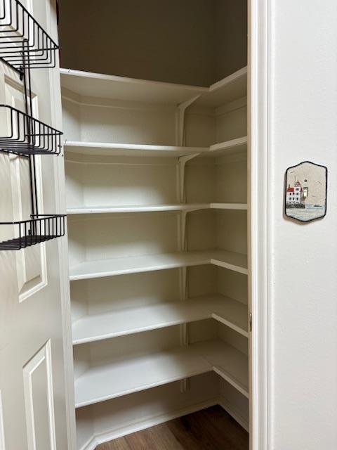 411 Fitch Street Kerrville, TX 78028 - Photo 19 of 33 a view of walk in closet with empty racks
