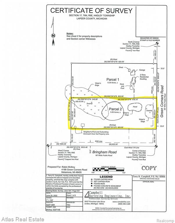Vl Green Corners Road Metamora, MI 48455 - Photo 4 of 4 Gallery Image 4