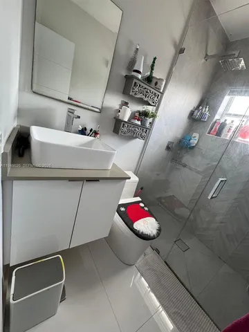 a view of a closet with storage