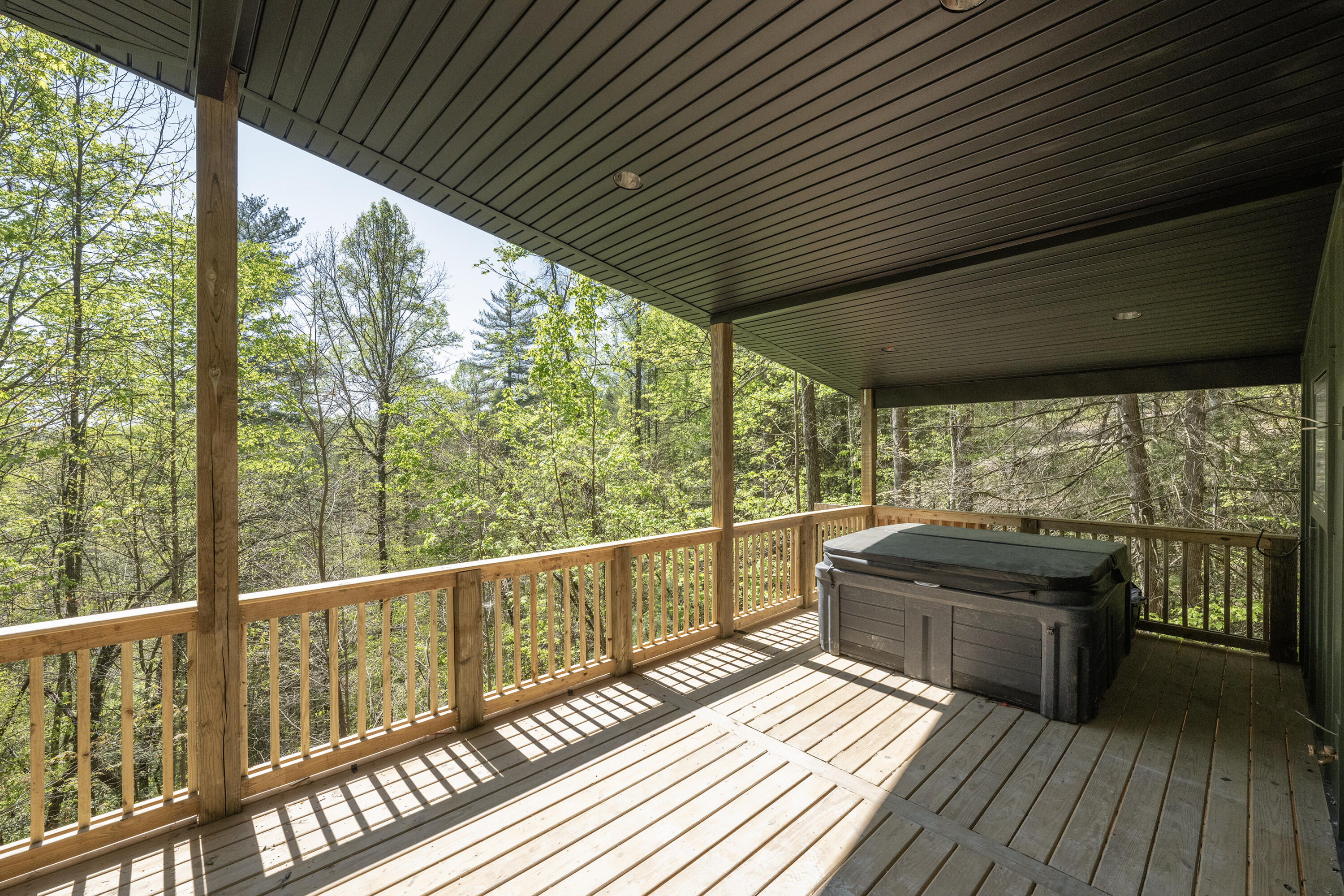 347-373 Sunset Ridge Campton, KY 41301 - Photo 8 of 59 Shed roof cabin - deck