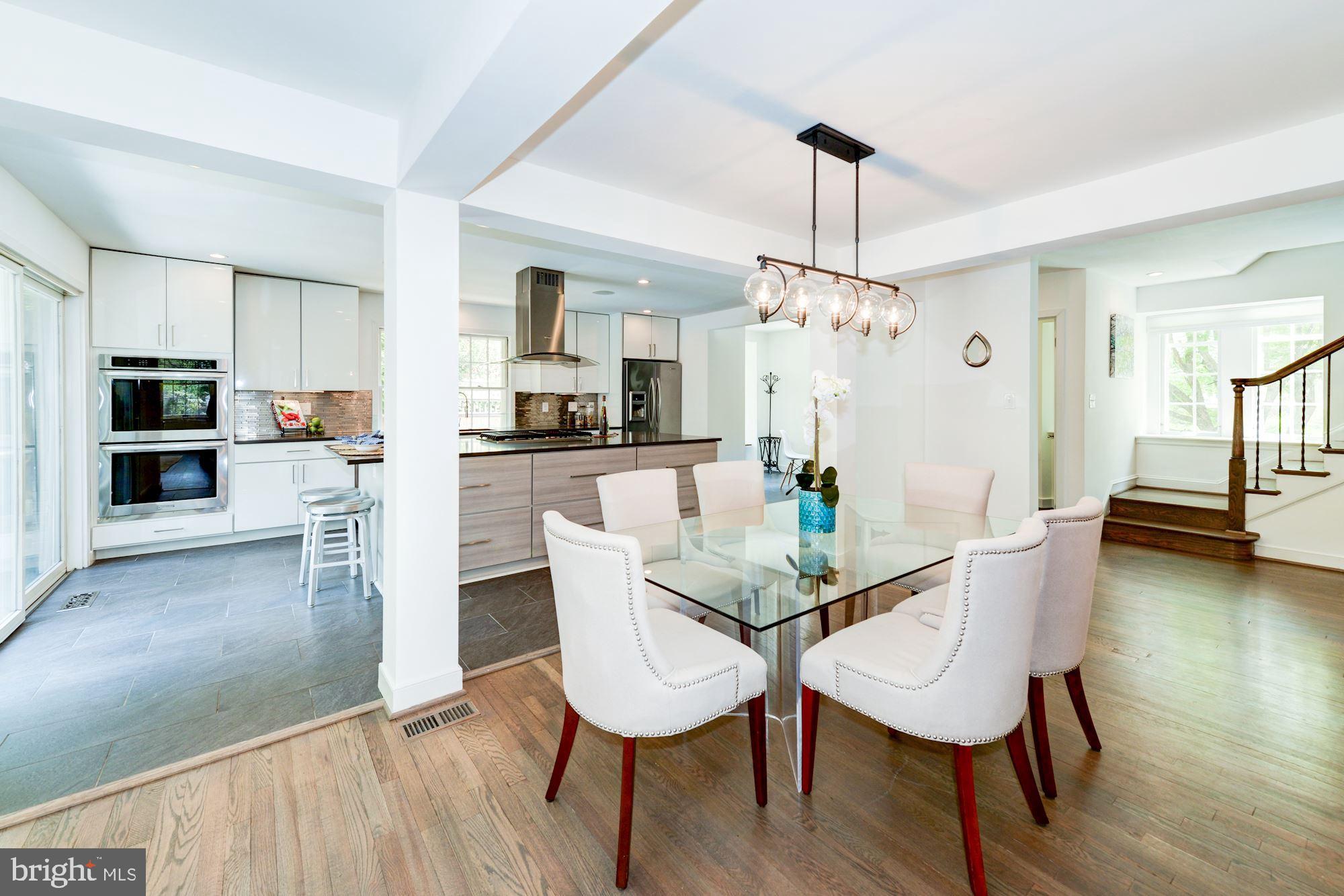 3712 Fordham Road Northwest Washington, DC 20016 - Photo 1 of 1 Open Concept Family/Dining Room and Kitchen