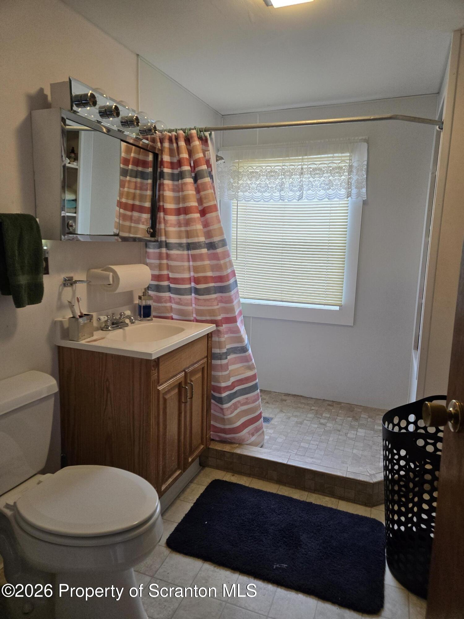 915 Sugar Hollow Road Tunkhannock, PA 18657 - Photo 28 of 48 a bathroom with a sink a toilet and a shower