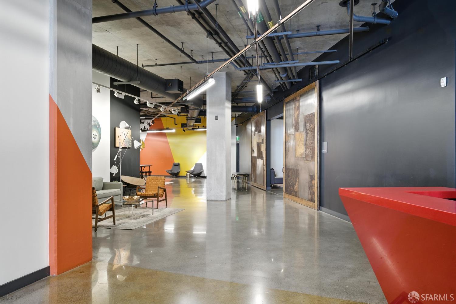 45 Bartlett Street, Unit 416 San Francisco, CA 94110 - Photo 22 of 36 a view of water heater room with couch