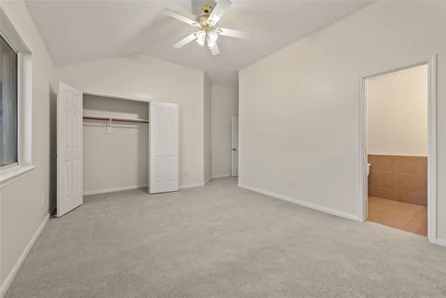 a view of backyard with green space