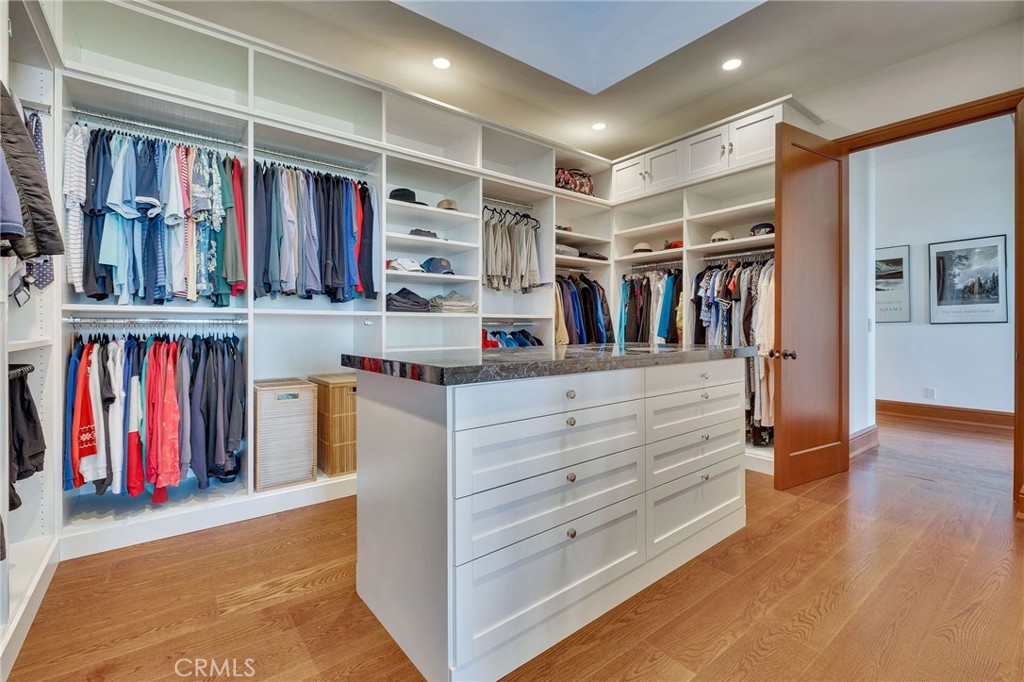 15 Caballeros Road Rolling Hills, CA 90274 - Photo 32 of 70 a view of walk in closet with clothes and shoes
